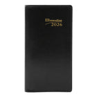 Brownline 2026 18-Month Monthly Pocket Planner - 6-1/2" x 3-1/2" - Assorted Colours - English-One month on each spread, one block per day
