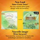 Twinings Pure Peppermint Herbal Tea Bags - 50 Pack-Delivers a refreshing infusion with a cooling character and naturally sweet finish