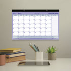 Blueline 13 Months Monthly Academic Desk Pad - July to July - 17-3/4" L x 10 7/8" W - Bilingual-Reinforced chipboard backer
