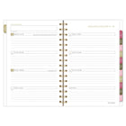 AT-A-GLANCE 2027 Small Weekly/ Monthly Planner - 8-½" H x 6" W - Badge Floral - Bilingual-Page size: 8-1/2" H x 5-1/2" W