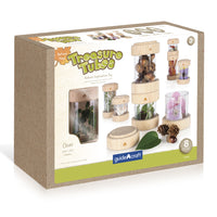 Guidecraft Treasure Tubes - Clear-Treasure Tubes feature transparent windows perfect for observing or displaying small objects for Ages 3+