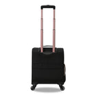 TUCCI Italy Abito 16" Softside Carry-on Luggage - 360-Degree Spinner - Black-4
