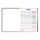 Blueline - A9 Hard Cover Glue Bound Notebooks - 9-1/4" x 7-1/4" - Assorted Colours - 4 Pack-Eco-conscious notebook crafted from 50% post-consumer recycled paper