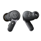 Audio-Technica Wireless Earbuds - Black-Compact, truly wireless in-ear headphones with digital hybrid noise-cancelling technology