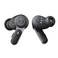 Audio-Technica Wireless Earbuds - Black-Compact, truly wireless in-ear headphones with digital hybrid noise-cancelling technology
