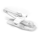 Kanto Universal Phone & Tablet Stand - Dual Arm - White-Foldable aluminum frame and base with durable painted finish