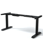 MotionGrey Motion Series Electric Height Adjustable Standing Desk with German Dual Motors for Home and Office- Black-Industrial grade steel standing desk leg frame