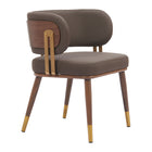 Zuo Brew Dining Chair - Brown/Walnut-Assembly required