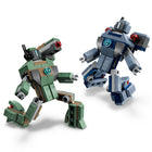 LEGO Marvel Iron Man & War Machine vs. Hammer Drones-Buildable action toys - The Hammer Drones are fully jointed so kids can pose the buildable figures for realistic dynamic play