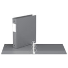 Davis Group Premium Economy Binder - Round Ring - 1.5" - Grey - 6 Pack-1.5"