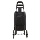 BIOS Living Rolling Shopping Cart - Black polka dots - 3 wheels -Pull sting closure