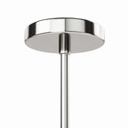 Modway Stellar 1-Light Pendant Light - Opal/Polished Nickel-Requires 1 E26 60W Lightbulb