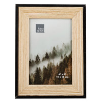 Kiera Grace Alder Frame – 4" x 6"  - Black-Designed to display 4" x 6" photos clearly and beautifully