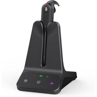 Yealink WH63 E2 UC Wireless Headset- For Phone & Computer - UC Certified - Black-Connection type: DECT