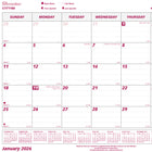 Brownline 2026 Calendar - 11" x 8-1/2" - English-Yearly calendar at the bottom of each sheet 