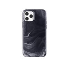 General Supply Goods + Co iPhone 12/12 Pro Hybrid Protective Case - Black Marble-Compatible with: iPhone 12/12