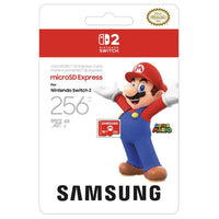 Samsung microSD Express Card for Nintendo Switch 2 - 256GB -Expand your storage with microSD Express cards