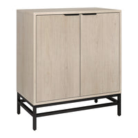 Hudson&Canal Montello 28"W Accent Cabinet - Alder White-Modern contemporary design for your home office, bedroom, or living spaces