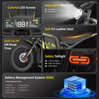 Gyrocopters ZX3 Electric Dirt Bike for Adults - Speed upto 60 kmph - PAS Range upto 161 km - Peak 2800W - 24" - Yellow-Full Suspension Matrix & Premium Hydraulic Disc Brakes