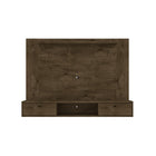 Manhattan Comfort Liberty 70.86" Mid-Century Modern Floating Entertainment Center - Rustic Brown-Mid-Century Modern Wall Mounted Theater Center for Living Room and Bedroom use