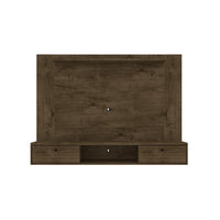 Manhattan Comfort Liberty 70.86" Mid-Century Modern Floating Entertainment Center - Rustic Brown-Mid-Century Modern Wall Mounted Theater Center for Living Room and Bedroom use