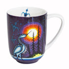 Oscardo Crane by James Jacko Porcelain Mug - 485ml-Microwave & Dishwasher Safe - Made for convenient everyday use and effortless cleaning