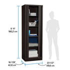 Sauder Merton Hall Storage Cabinet - Dakota Oak-8
