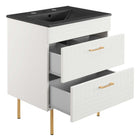 Modway Daybreak 24" Bathroom Vanity - White/Black-5