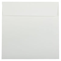 JAM Paper Square Strathmore Invitation Envelopes - 8.5" x 8.5" - Bright White Wove - 25 Pack (900858534)-Strathmore Bright White Wove Square Envelopes