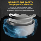 Ceramax Electric Hot Pot 1.5 L Nonstick Skillet with Lid-Steamer inserts and see-through lid included: includes a glass lid with steam holes and a cool-touch handle for safe and convenient monitoring of your food the additional steamer insert expands your cooking options, allowing you to steam vegetables, dumplings, and more