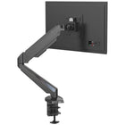 ShoppingAll SA-GM212U Adjustable Single Gas Spring Monitor Mount Desk Stand for 15"-32" Monitor - Black-Hold one 15"-32" monitor, The arm holds up to 17.6lb/8kg monitor with 75mm x75mm or 100mm x 100mm VESA mounting hole