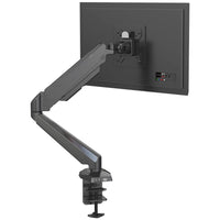 ShoppingAll SA-GM212U Adjustable Single Gas Spring Monitor Mount Desk Stand for 15"-32" Monitor - Black-Hold one 15"-32" monitor, The arm holds up to 17.6lb/8kg monitor with 75mm x75mm or 100mm x 100mm VESA mounting hole