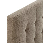 Modway Lily Upholstered Twin Size Headboard - Taupe-Assembly Required