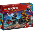 LEGO NINJAGO Kai's Motorcycle Speed Race Kids Toy-Motorcycle toy for kids - Boys and girls aged 6 and up can play out race and battle scenes from season 3 of the NINJAGO Dragons Rising TV show with Kai’s Motorcycle Speed Race playset