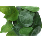 Monarch Specialties 8" Artificial Indoor Alocasia - Table - Black Cement Pots - Set of 2-6