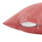 Modway Enhance 24" Performance Velvet Throw Pillow - Blossom-French Piping Trim