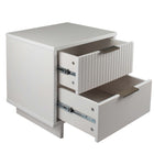 Manhattan Comfort Granville 18.11" Modern 2-Drawer Nightstand 2-Piece Set - White-10