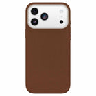 OtterBox Symmetry Cactus Leather Compatible with MagSafe Case with Camera Control for iPhone 17 Pro Max - Dessert Saddle Brown-Precision designed opening for easy interaction with Camera Control