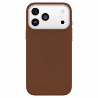 OtterBox Symmetry Cactus Leather Compatible with MagSafe Case with Camera Control for iPhone 17 Pro Max - Dessert Saddle Brown-Precision designed opening for easy interaction with Camera Control