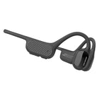 OPN Sound Swym+ Open Ear Swimming Waterproof Headphones - Black-Swym+ rests outside your ears and utilizes bone conduction technology to send sound waves via tiny vibrations through your cheekbones to your inner ear