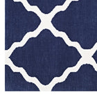 Modway Marja Moroccan Trellis Area Rug - 5 ft W x 8 ft L - Navy/Ivory-100% Polyester Microfiber