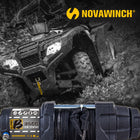 Novawinch Super B 3,500 lb 12V Electric ATV/UTV Winch with Synthetic Cable and Handbar Switch-Mechanical plus automatic load holding brake