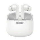 Adesso Xtream T1 In-Ear Bluetooth Wireless Earbuds - White-Advanced Bluetooth  - Ultra-stable wireless connection with fast pairing, low latency, and up to 30ft range