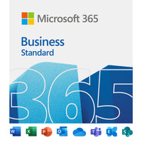Microsoft 365 Business Standard - 12-Month Subscription, 1 User - Premium Office Apps - PC/Mac- Bilingual [Download]-12 month subscription for one person - available for organizations with up to 300 people with additional paid licenses