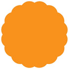 JAM Paper Standard Label Rolls - Scallop Shaped - 1 5/8 x 1 5/8 - Neon Orange - 125 Labels/Roll-Size: Scallop Shaped ( 1 5/8 x 1 5/8 Inches ) | Printer friendly labels are easy to create and customize.