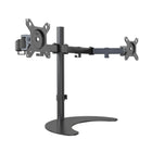 ShoppingAll Dual LCD LED Monitor Mount Stand with 2 Adjustable Arms for 13"-32" Monitors - Black-Hold two 15"-32" monitors, each arm holds up to 17.6lb/8kg monitor with 75mm x75mm or 100mm x 100mm VESA mounting holes