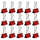 JAM Paper Colourful Binder Clips - Medium - 1 1/4" - Red - 15 Pack-Perfect for staying stylishly organized around the house, at school, or in the office!