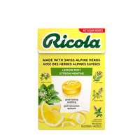 Ricola No Sugar Added Throat Drops Box - Lemon Mint - 18 Lozenges-Ricola Lemon Mint has a fresh lemony taste and combines natural lemon balm extract with menthol sourced from real peppermint leaves