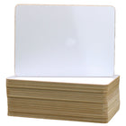Flipside Dry Erase Board - 5" x 7" - 24 Pack-Economical, unframed mini board with a plain dry erase surface on one side is ideal for small reminders