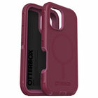 OtterBox Defender Pro MagSafe iPhone 16 - Foxberry-Tri-layer defense with a silicone cover to resist bumps, rigid inner shell to hold your phone in place and a memory-foam backing for stability